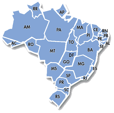 Mapa de Brasil