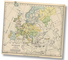 Mapa de Europa - Siglo XV