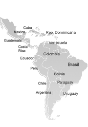 Mapa de Latinoamérica